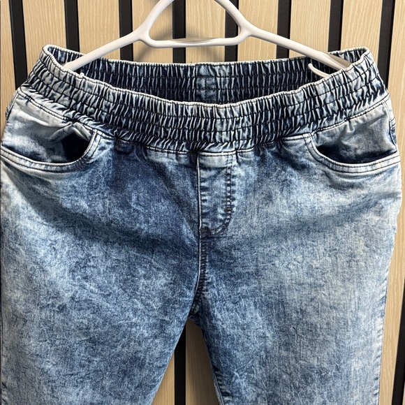 Stretchy Blue Women's Jeggings - Picture 2 of 6